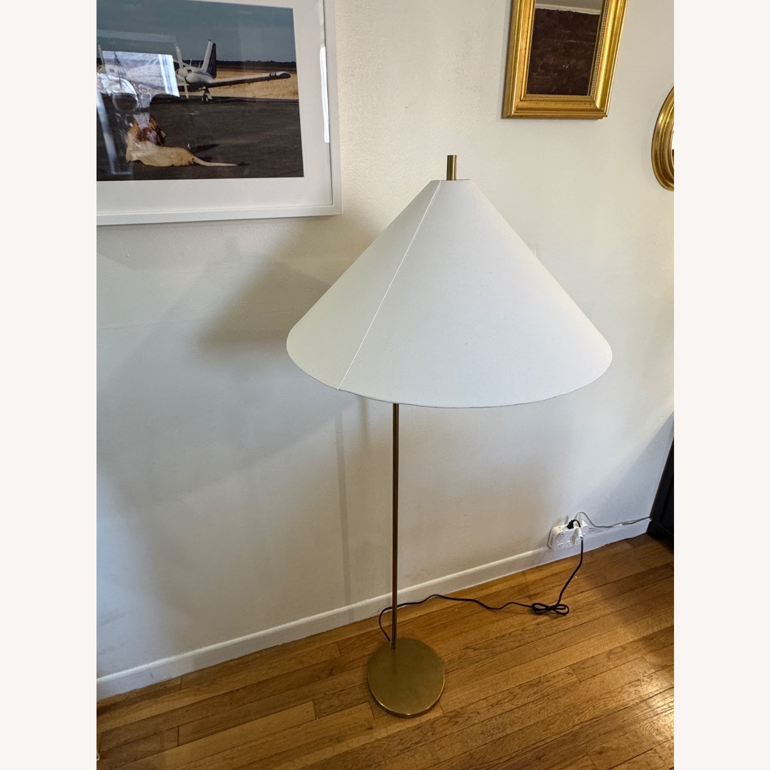 Pottery Barn Monroe Metal Floor Lamp (60") - image-3