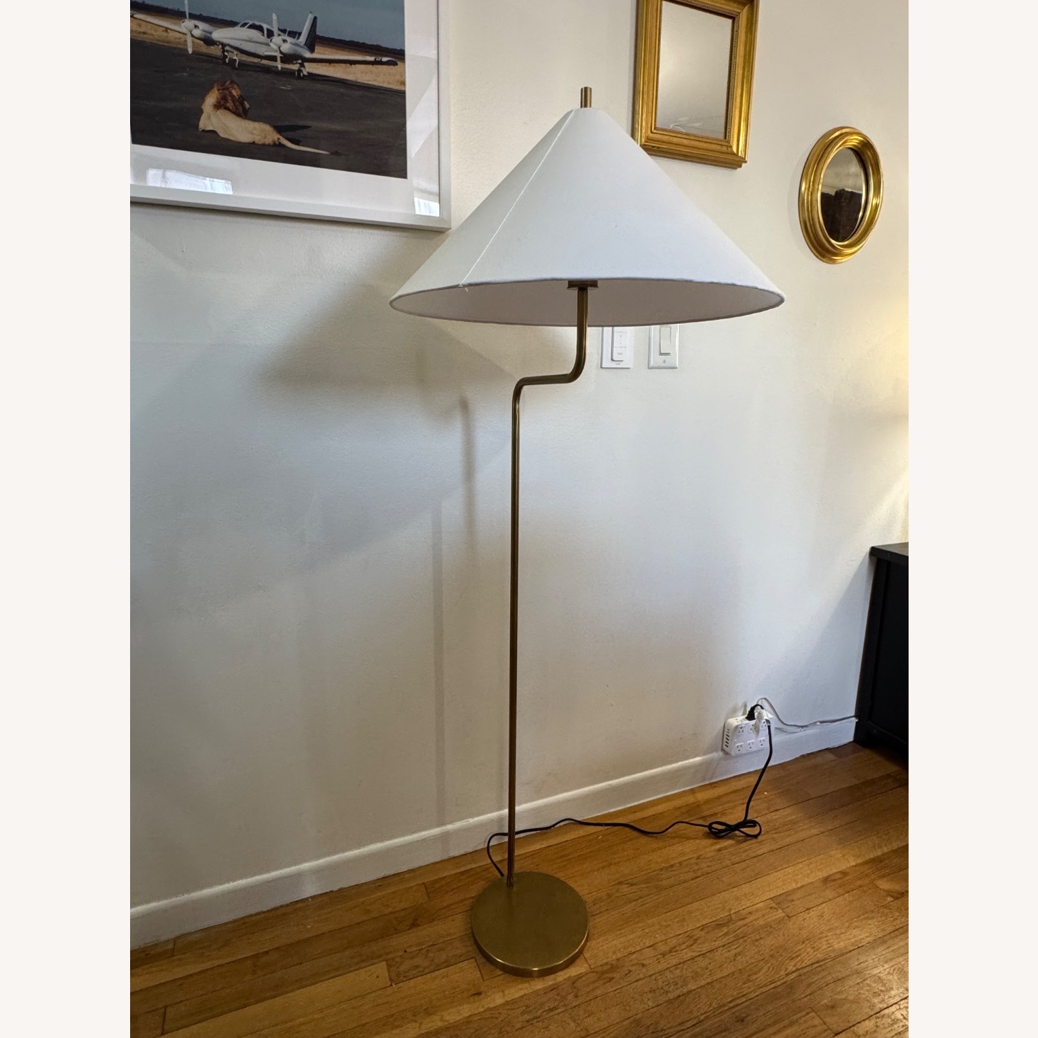 Pottery Barn Monroe Metal Floor Lamp (60") - image-2