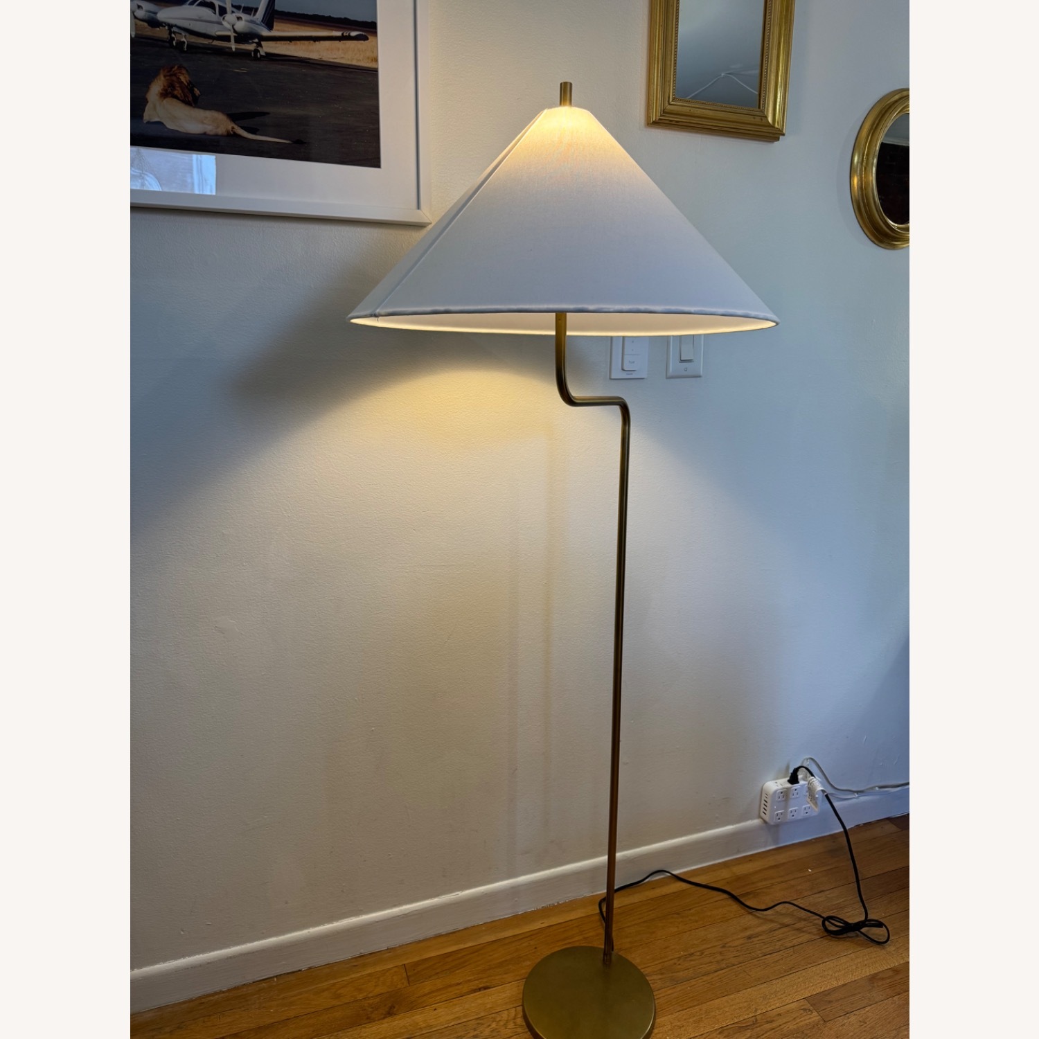 Pottery Barn Monroe Metal Floor Lamp (60") - image-6