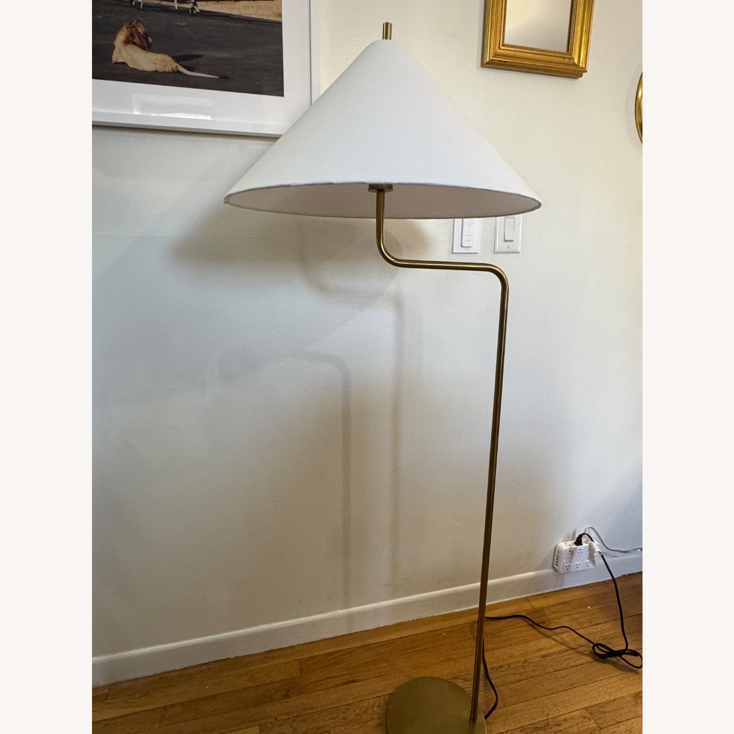Pottery Barn Monroe Metal Floor Lamp (60") - image-5
