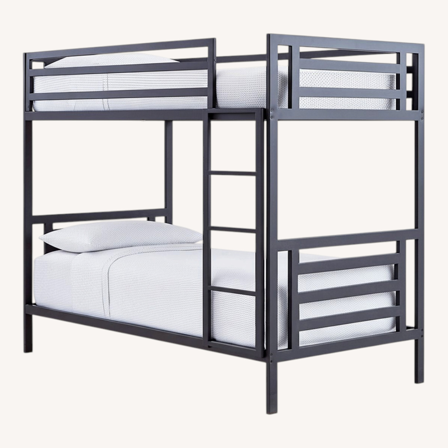 Crate & Barrel River Kids Metal Bunk Bed - image-0