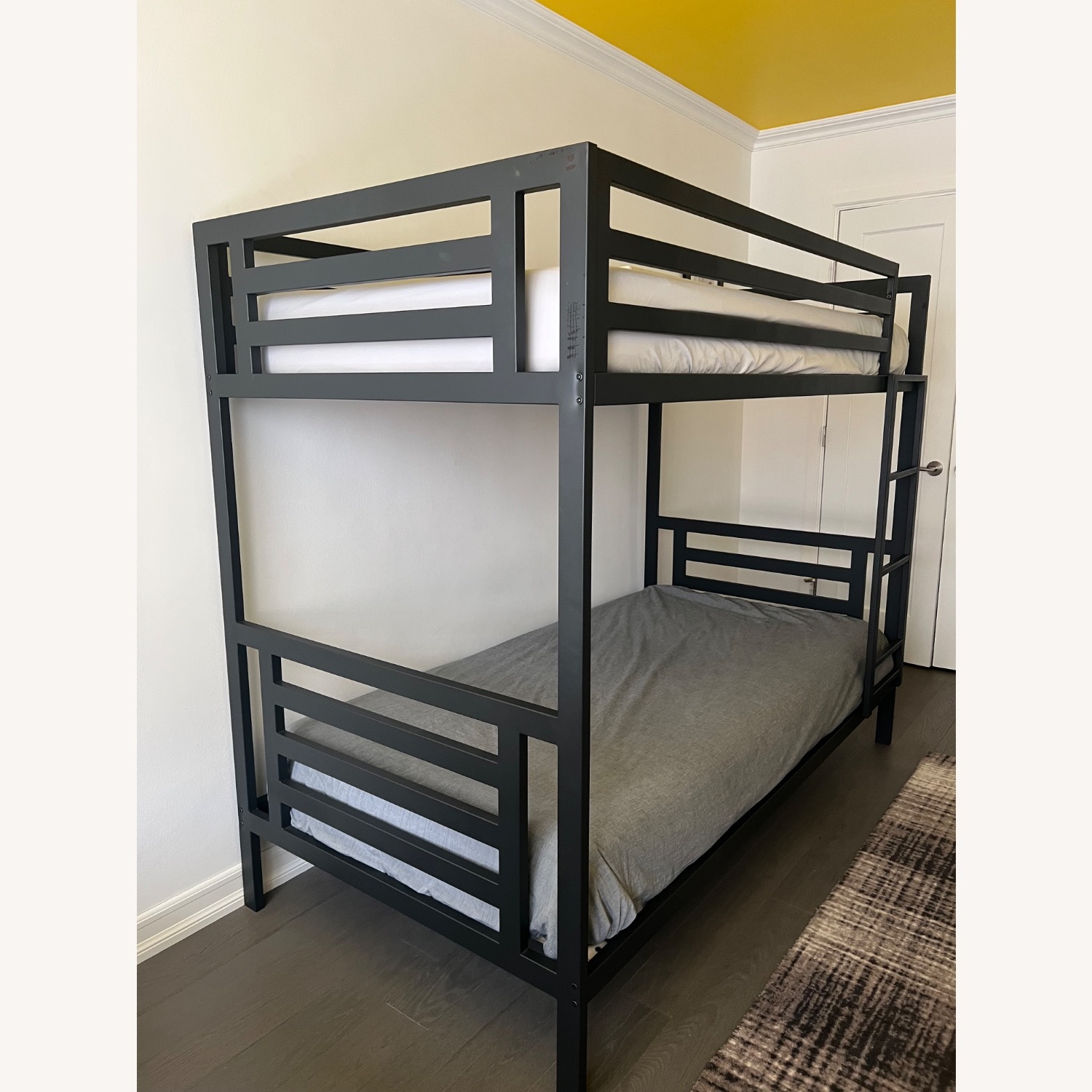 Crate & Barrel River Kids Metal Bunk Bed - image-2