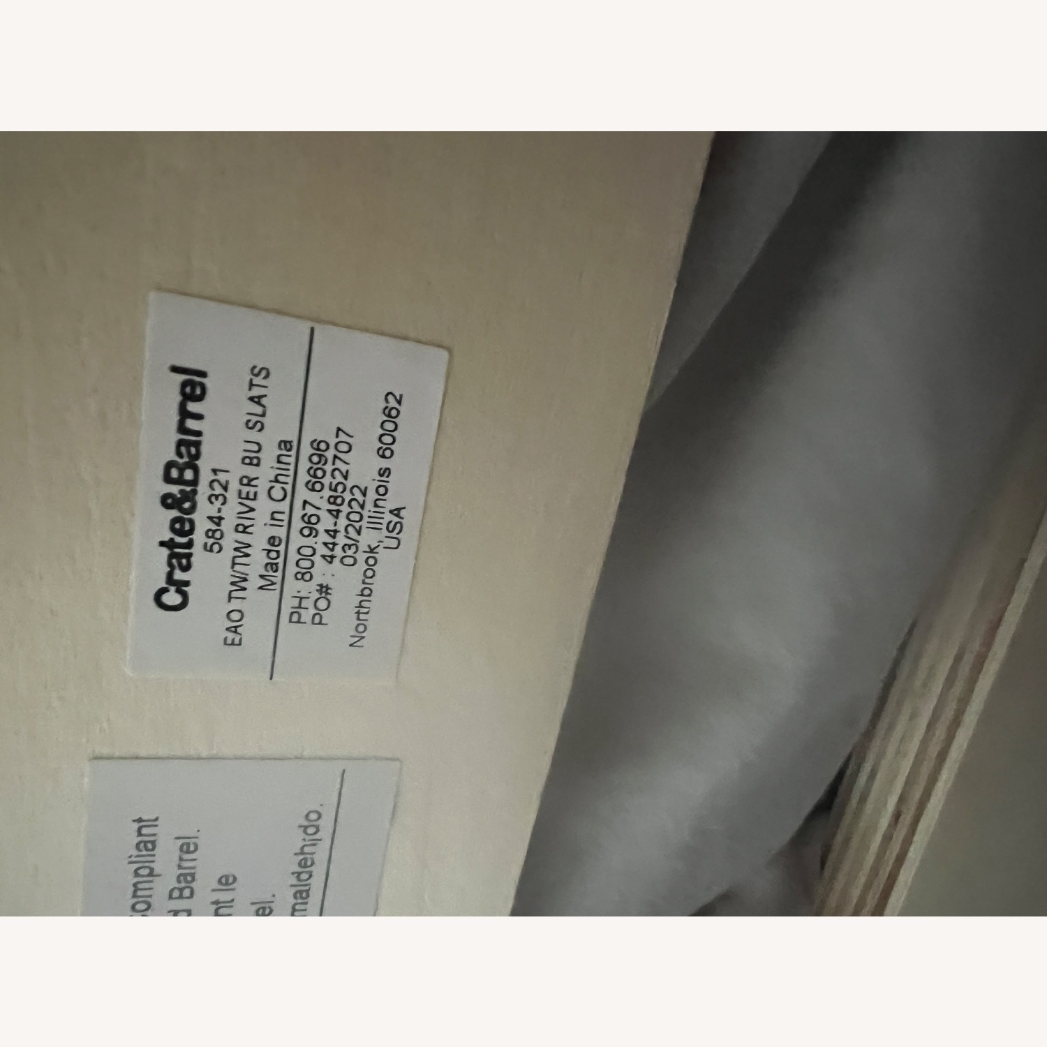 Crate & Barrel River Kids Metal Bunk Bed - image-4