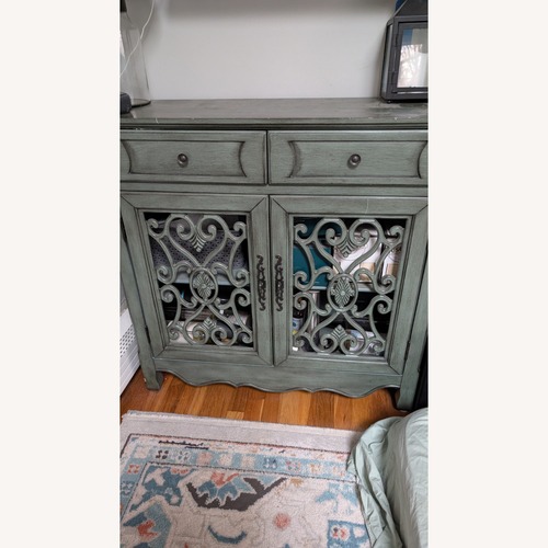 Used Coast to Coast Green Console Table  for sale on AptDeco