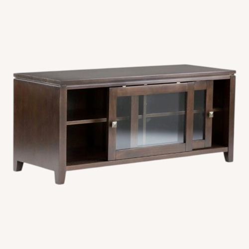 Used Essex Solid Wood Media Storage for sale on AptDeco