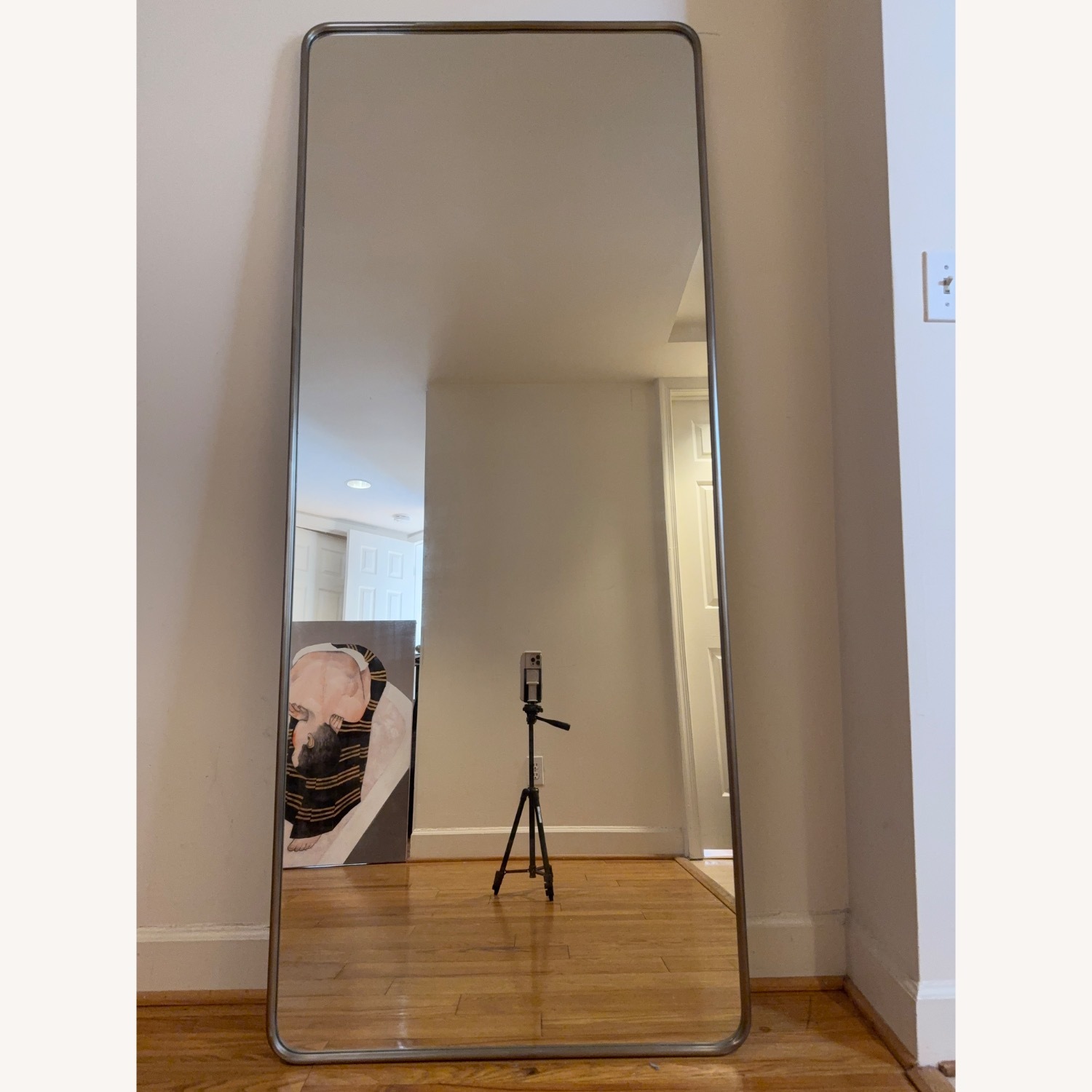 West Elm Streamline Floor Mirror - image-1