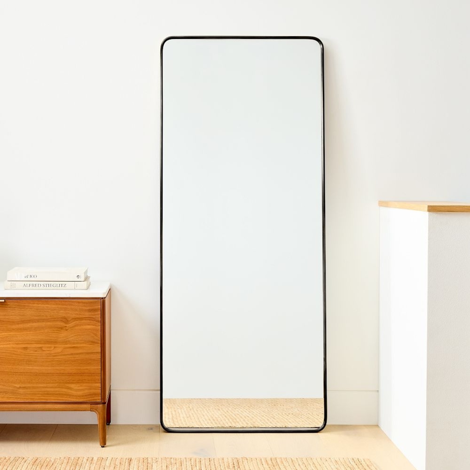 West Elm Streamline Floor Mirror - image-4