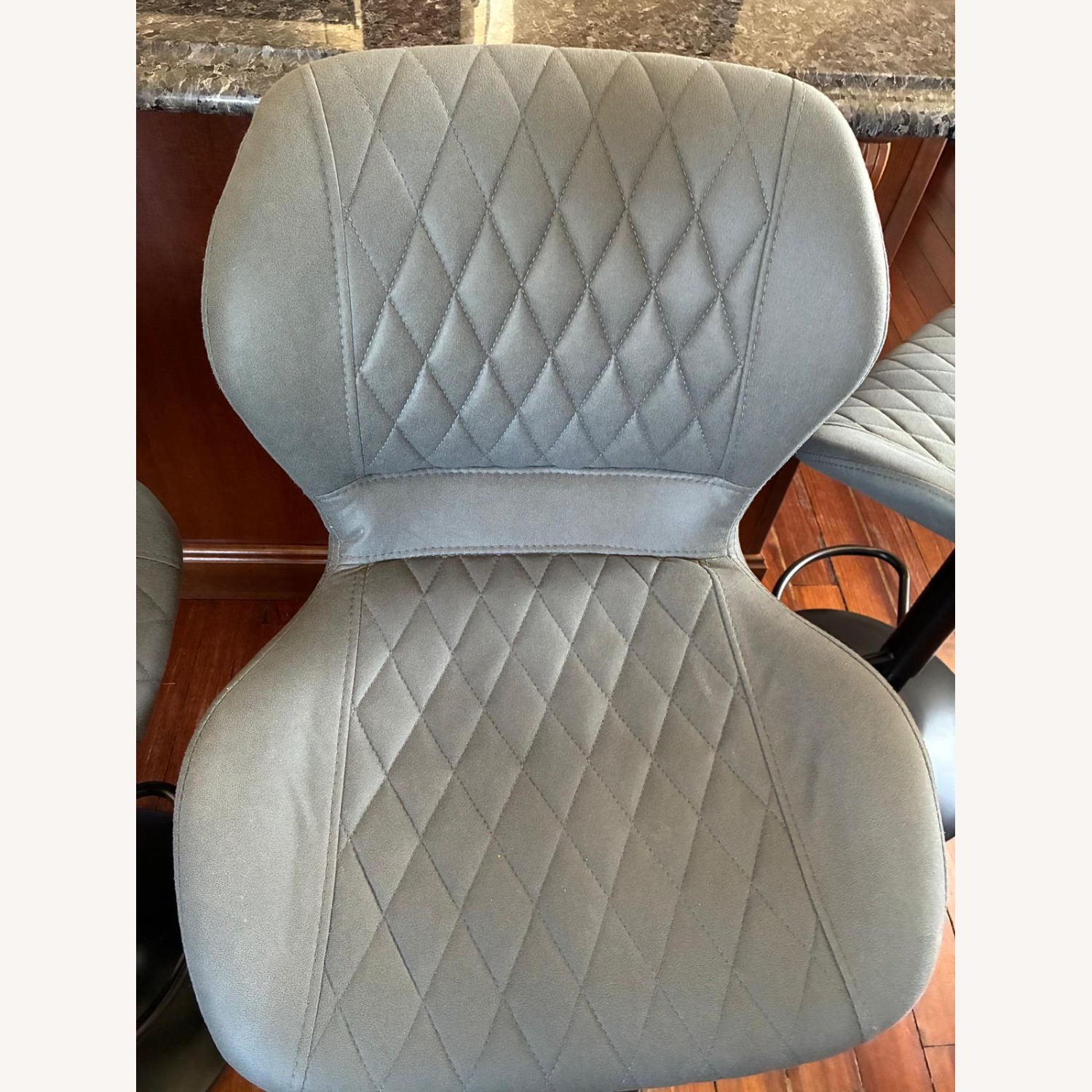 Black Fabric Dining Chair - image-2