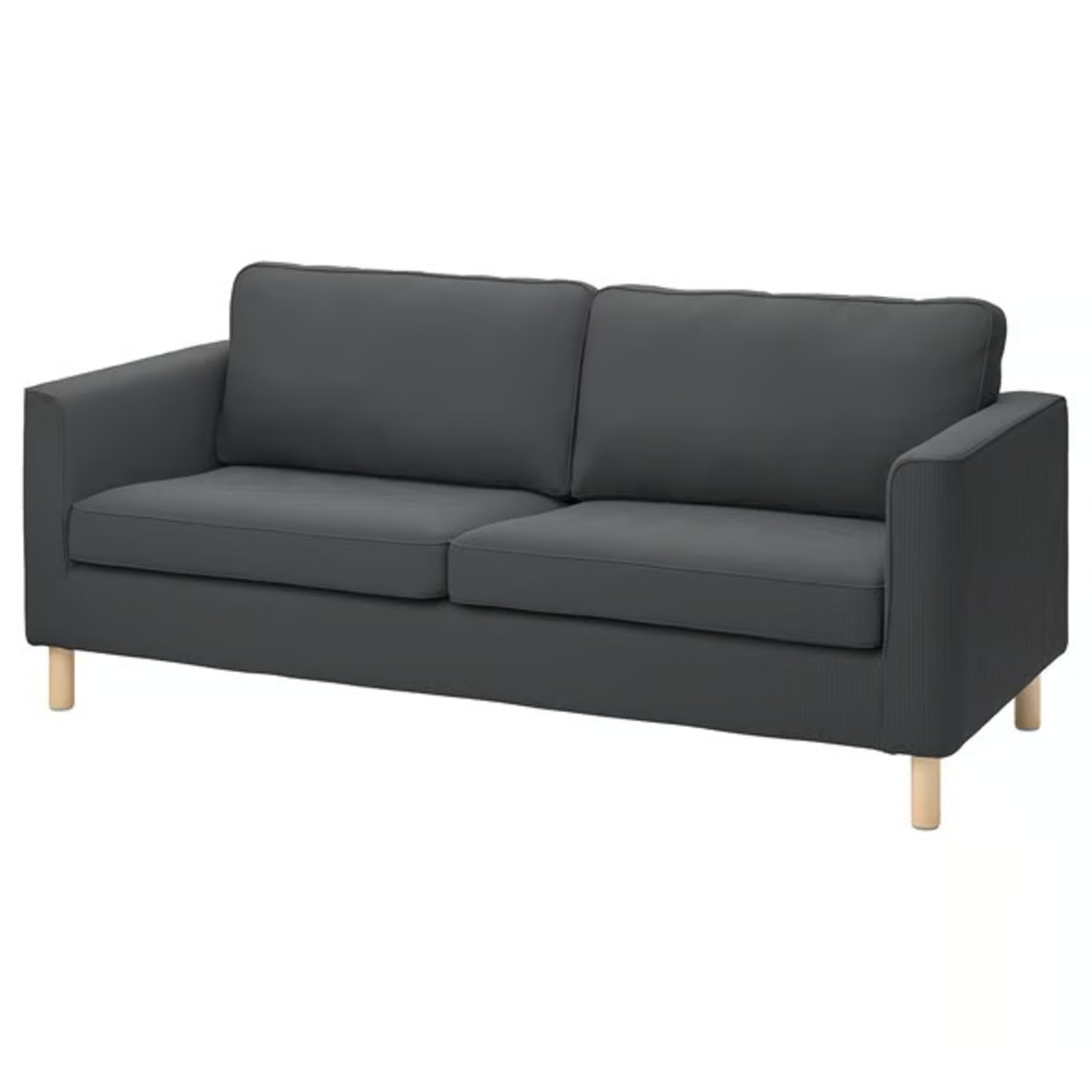 IKEA PÄRUP Dark Gray Fabric 3+ Seater Sofa - image-4
