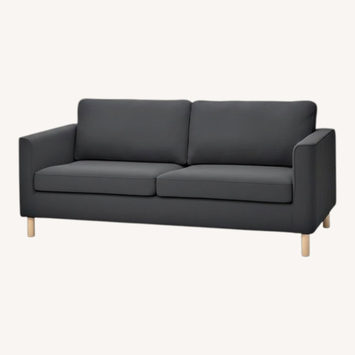 Used IKEA PÄRUP Dark Gray Fabric 3+ Seater Sofa for sale on AptDeco