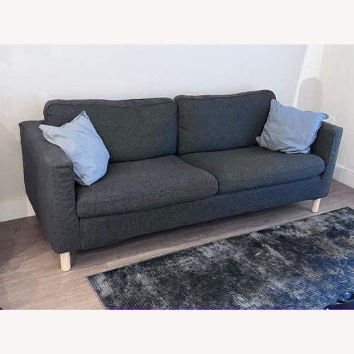 Used IKEA PÄRUP Dark Gray Fabric 3+ Seater Sofa for sale on AptDeco