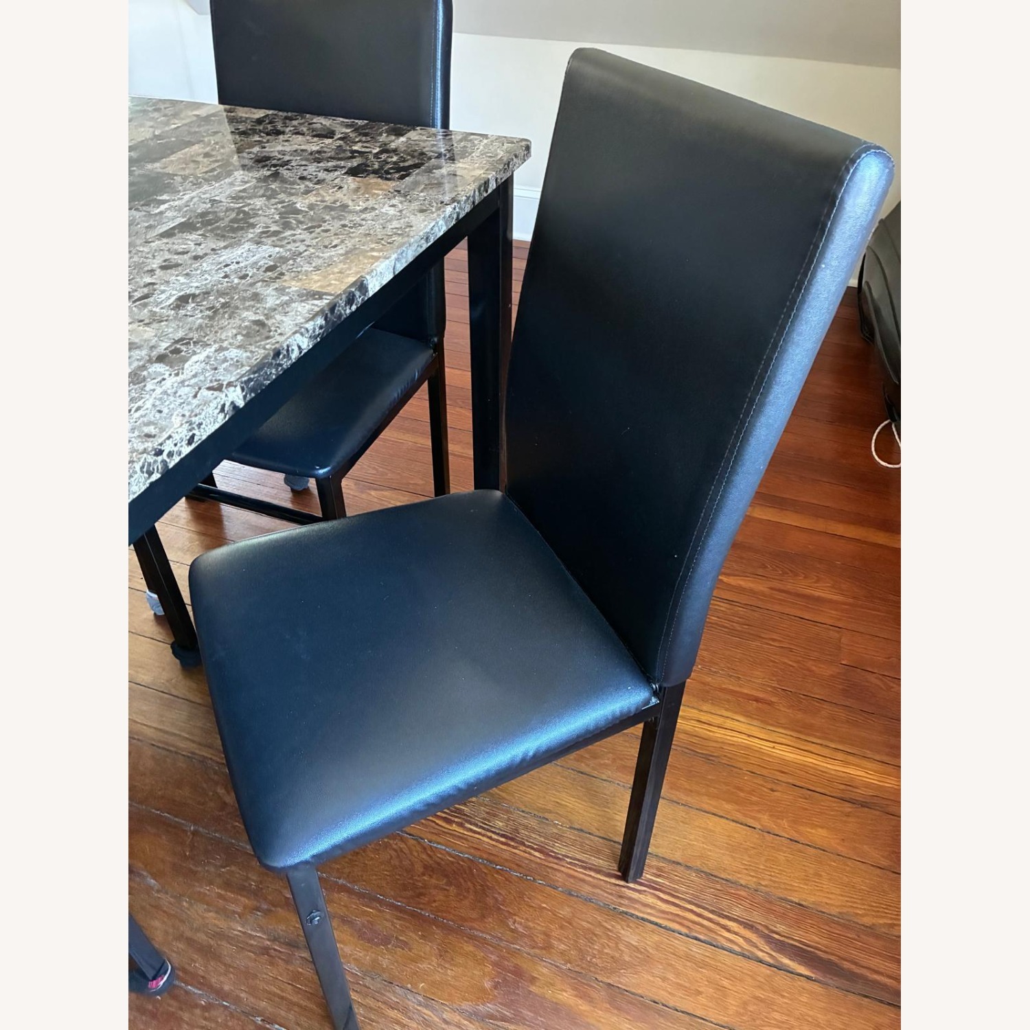 Raymour & Flanigan Black Dining Table - image-2