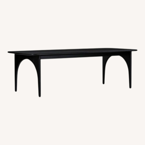 Used Lulu & Georgia Black Ashford Dining Table  for sale on AptDeco
