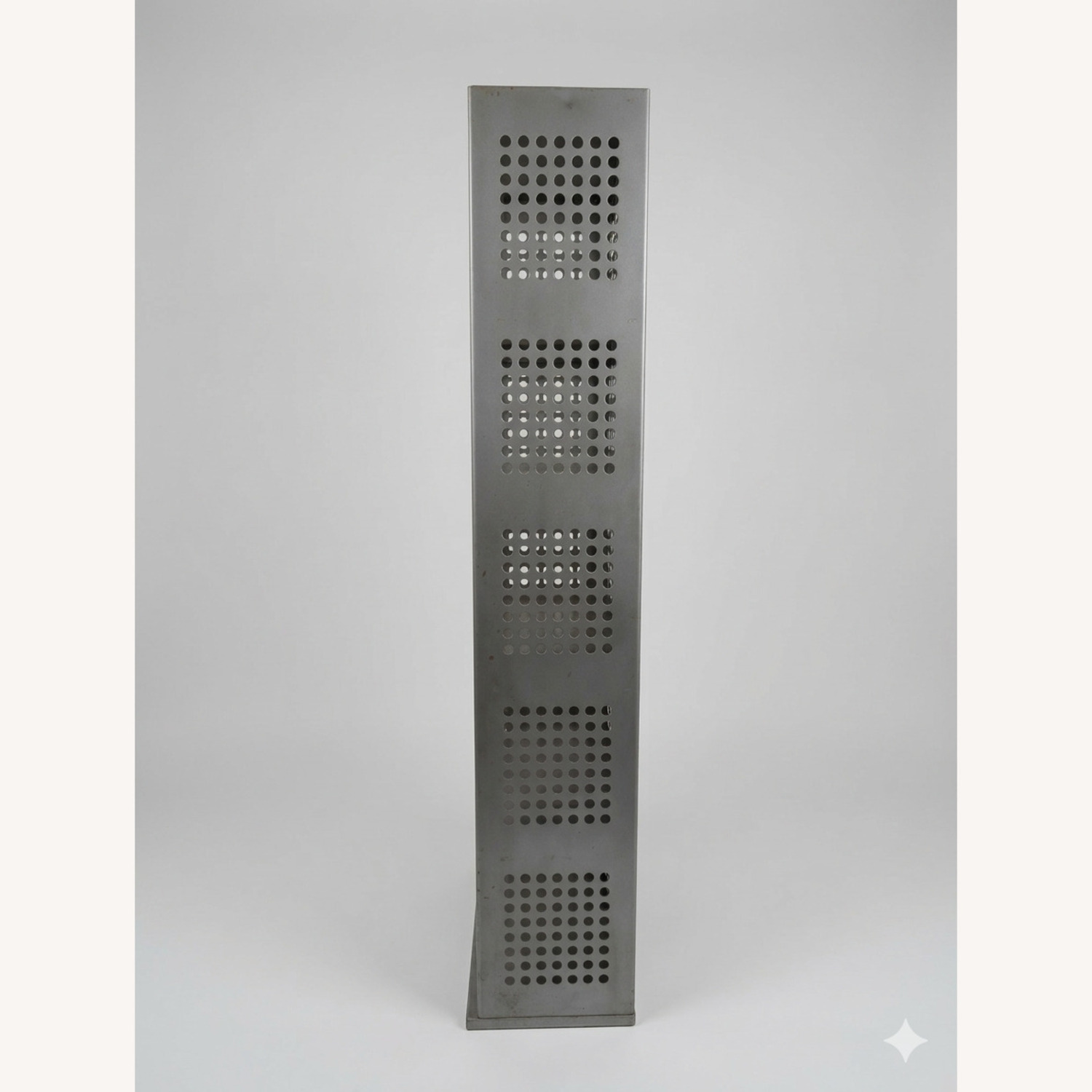 Vintage/Antique Perforated Metal Bookcase 1970's - image-4