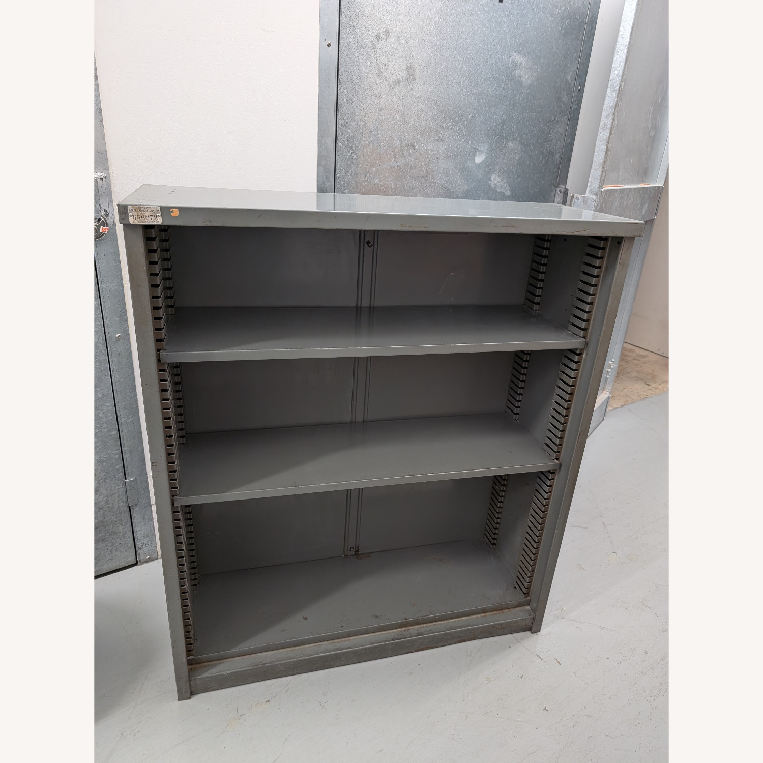 Vintage/Antique Finds Metal Bookcase - image-1