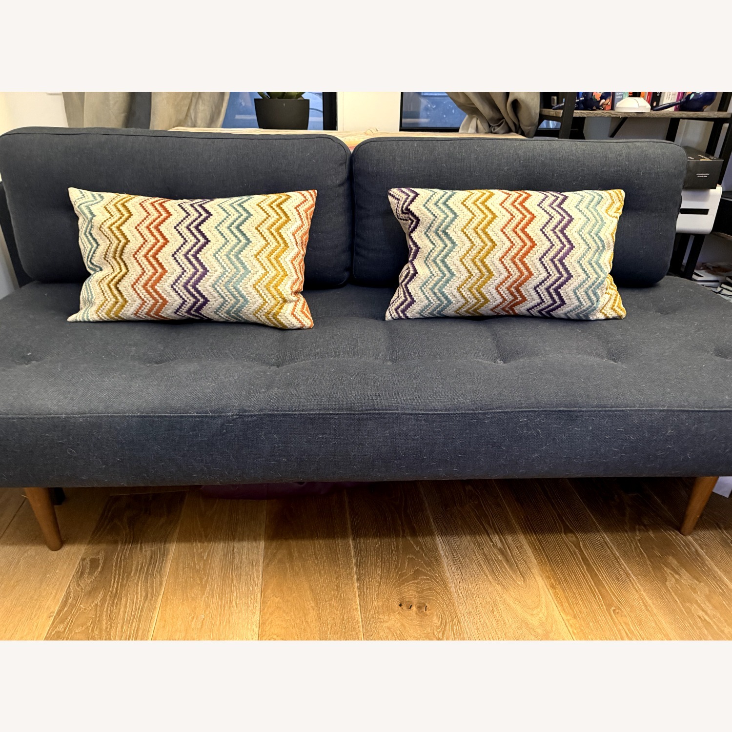 Room & Board Deco Blue Sleeper Sofa - image-4