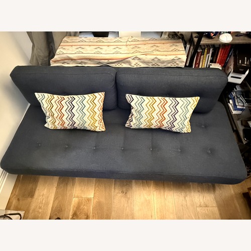 Used Room & Board Deco Blue Sleeper Sofa for sale on AptDeco