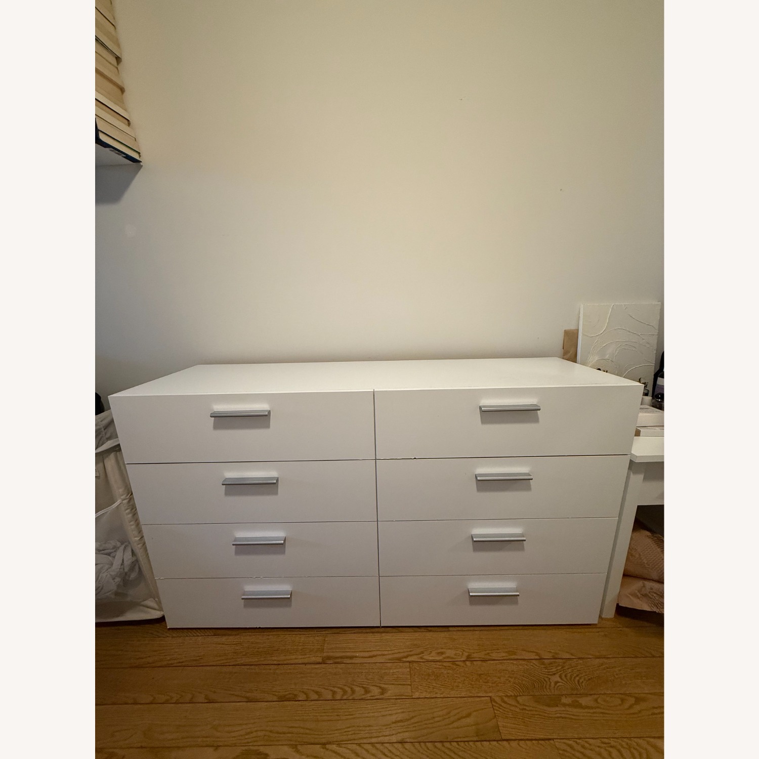 White Dresser 8 Drawers - image-1