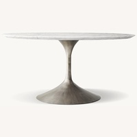 Restoration Hardware Aero 50" Round Marble Table
