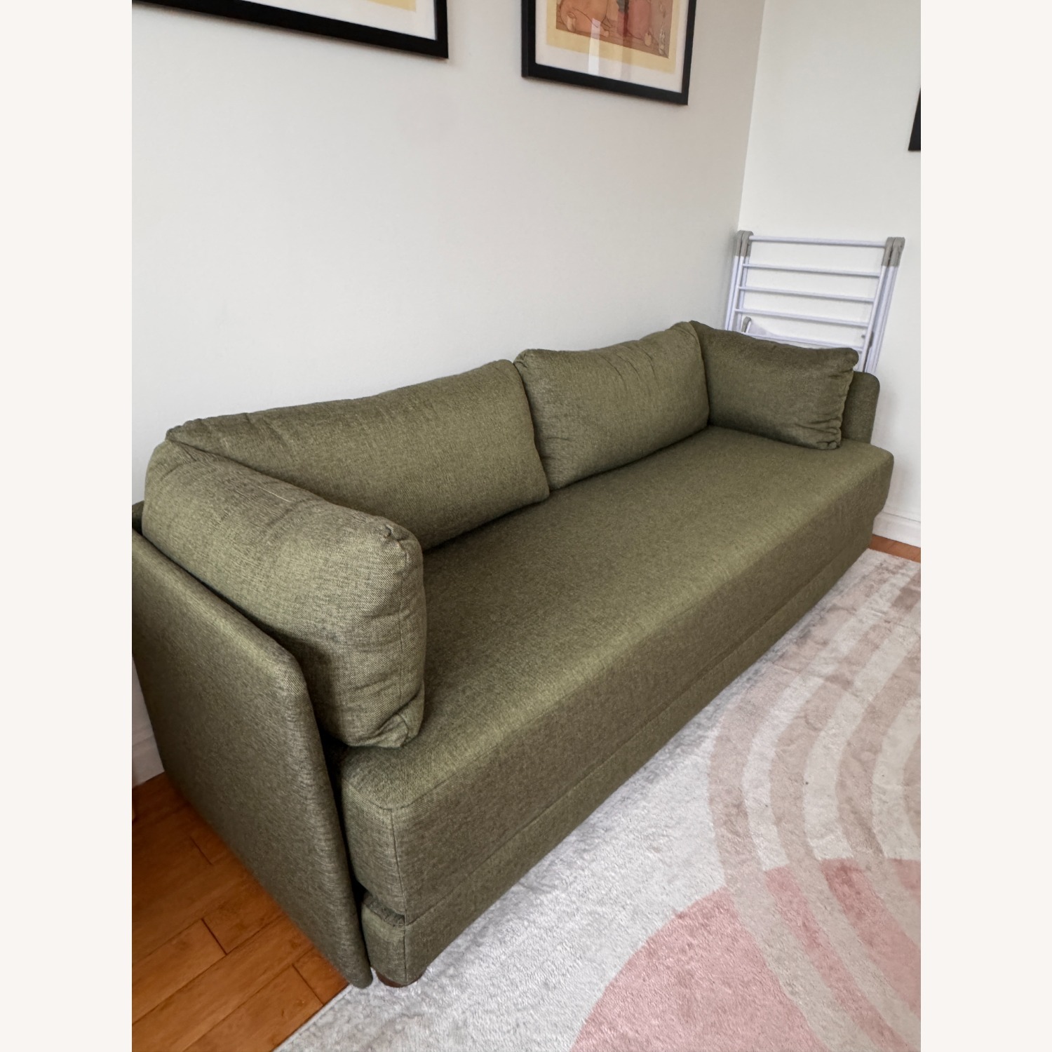 Burrow Green Shift Sleeper Sofa - image-2