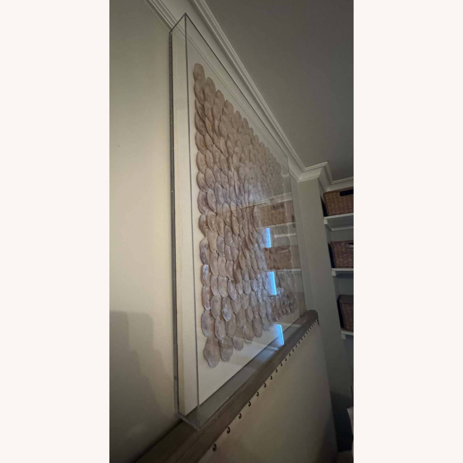 Restoration Hardware Capiz Shell Art Large - Gold - image-6