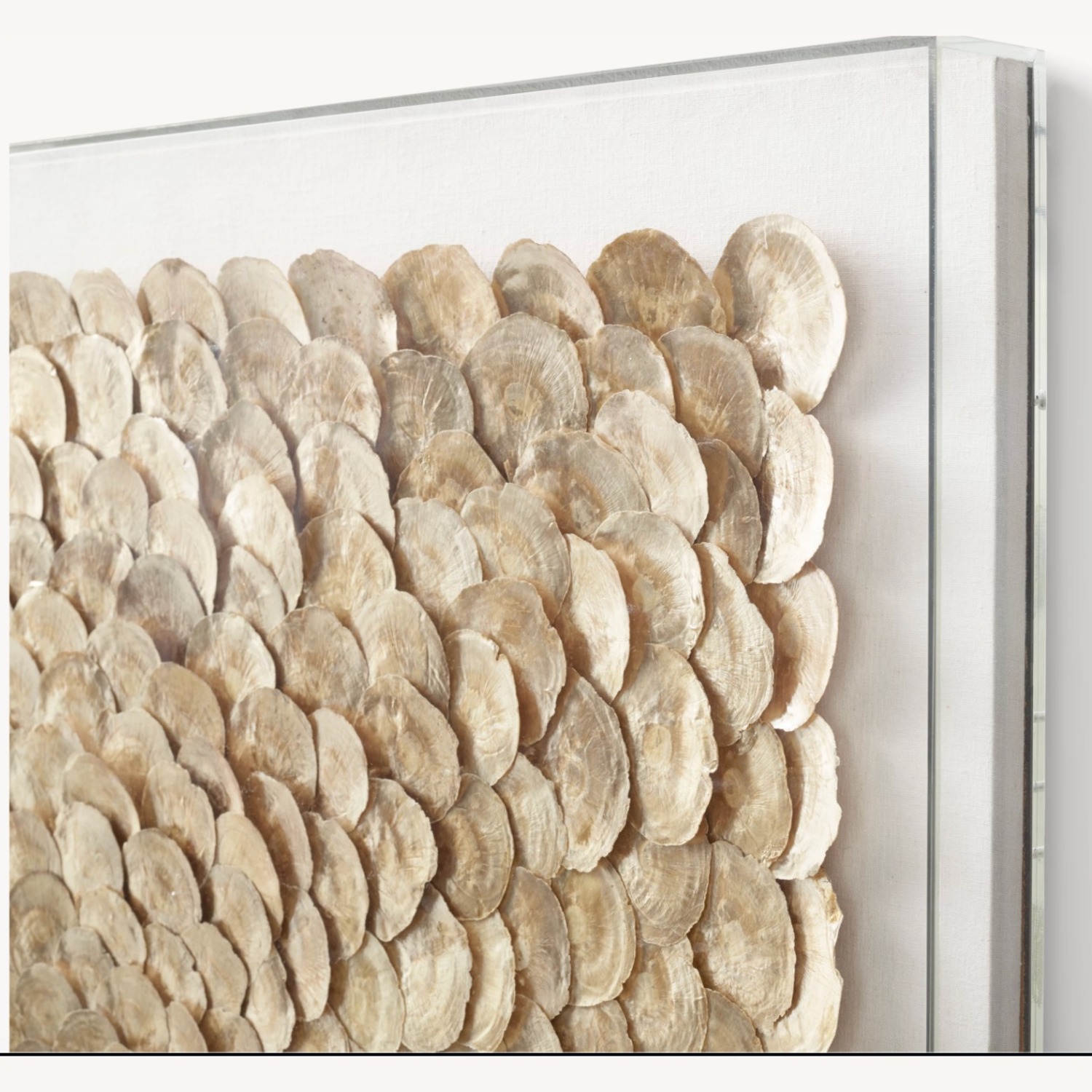 Restoration Hardware Capiz Shell Art Large - Gold - image-7