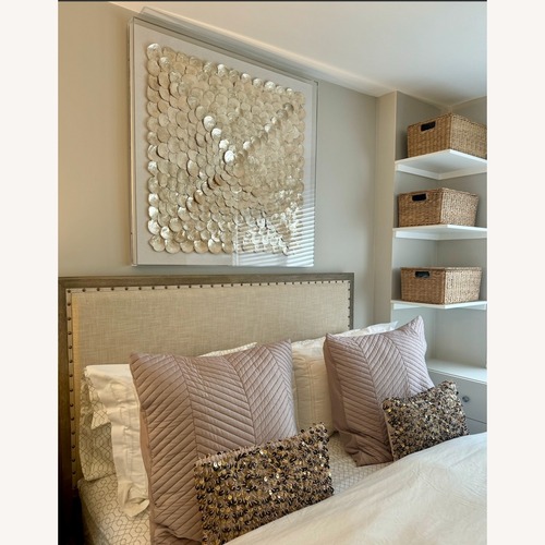 Used Restoration Hardware Capiz Shell Art Large - Gold for sale on AptDeco