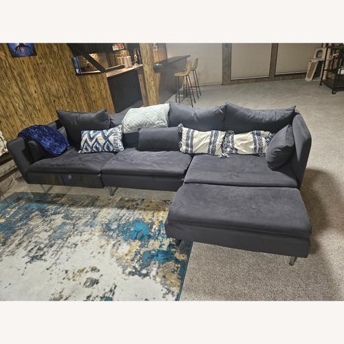 Used IKEA Soderhamn Dark Gray Fabric 3+ Piece Sectional for sale on AptDeco