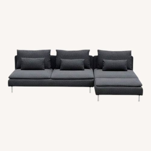 Used IKEA Soderhamn Dark Gray Fabric 3+ Piece Sectional for sale on AptDeco