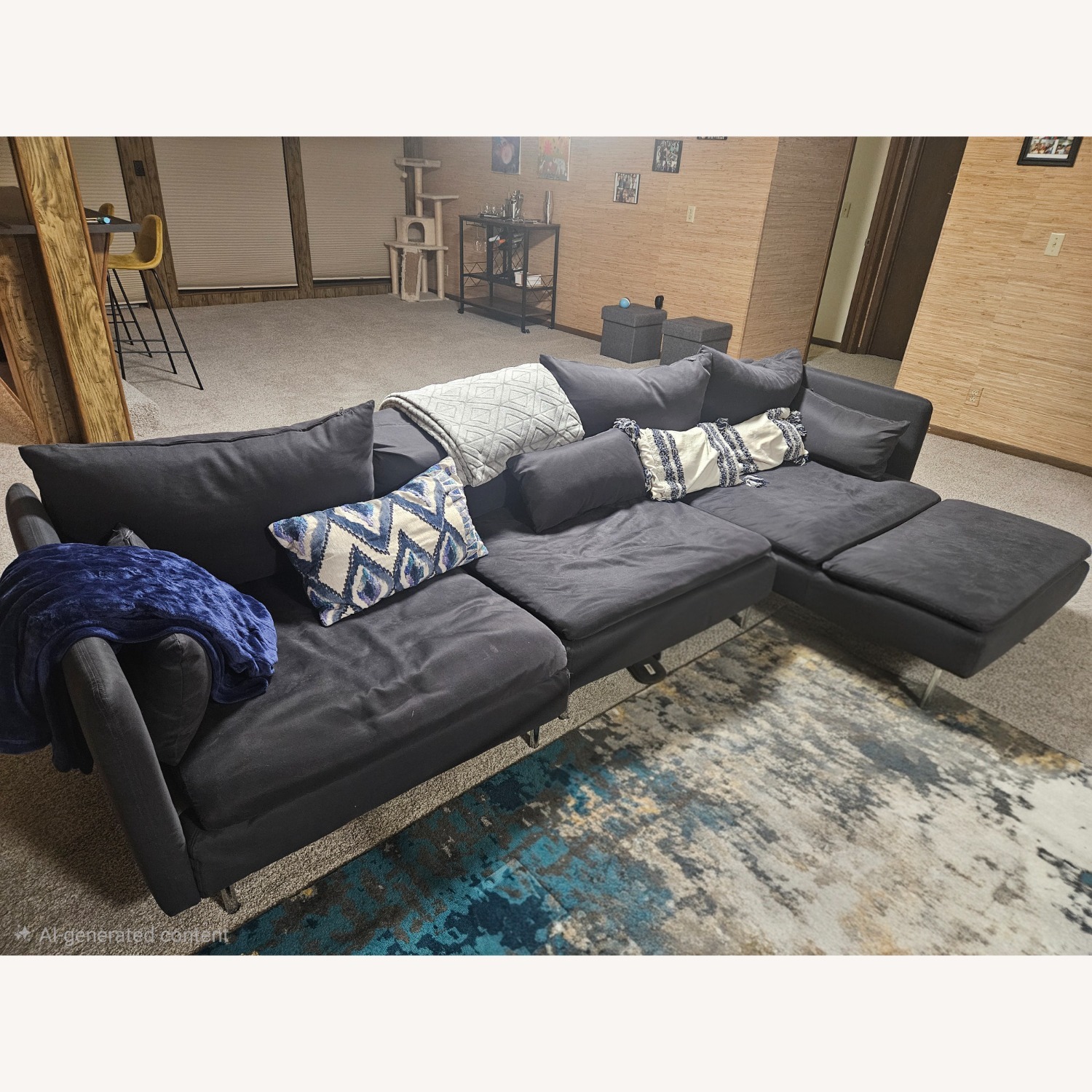 IKEA Soderhamn Dark Gray Fabric 3+ Piece Sectional - image-2
