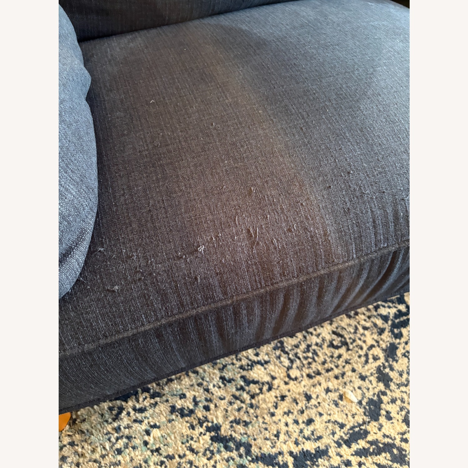 Macy's Jollene Blue Fabric 2 Piece Sectional - image-3