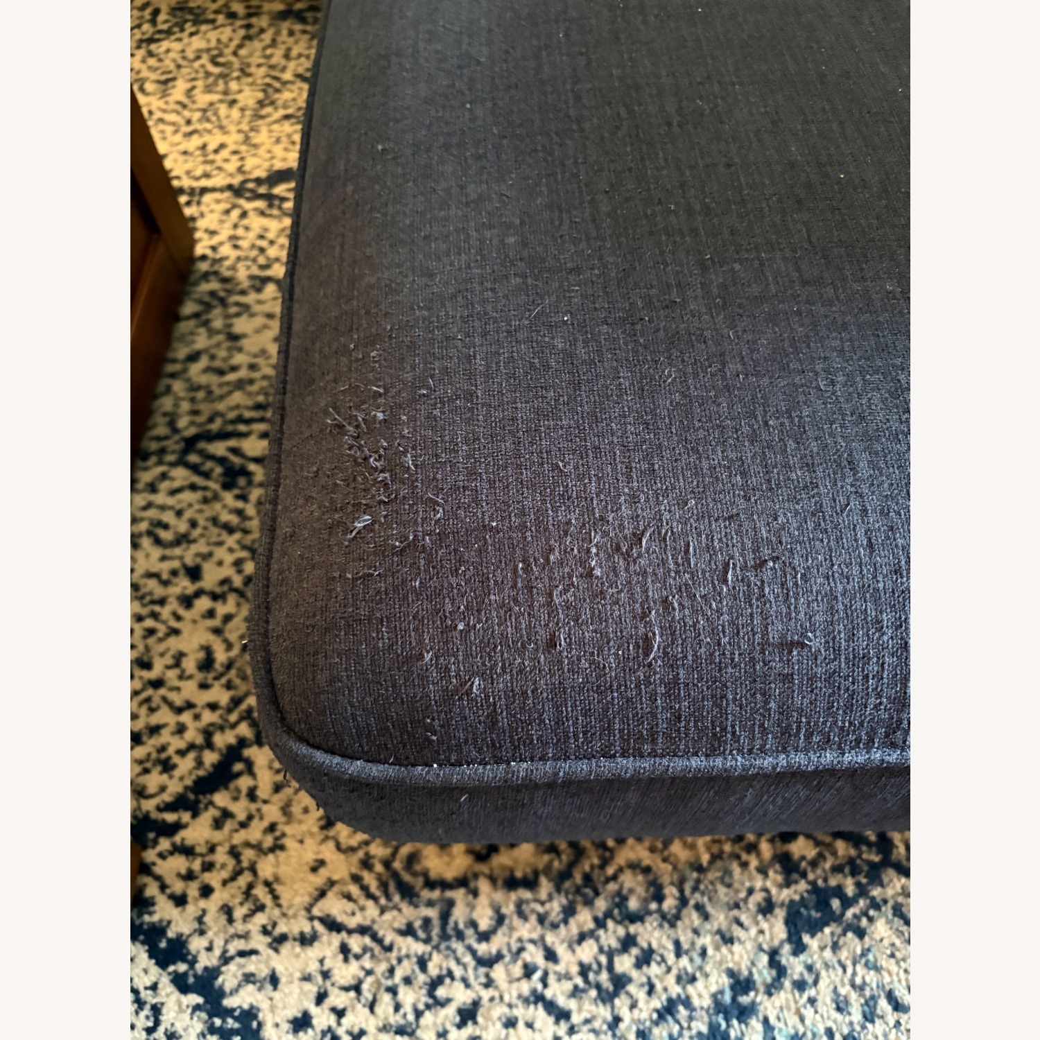 Macy's Jollene Blue Fabric 2 Piece Sectional - image-4