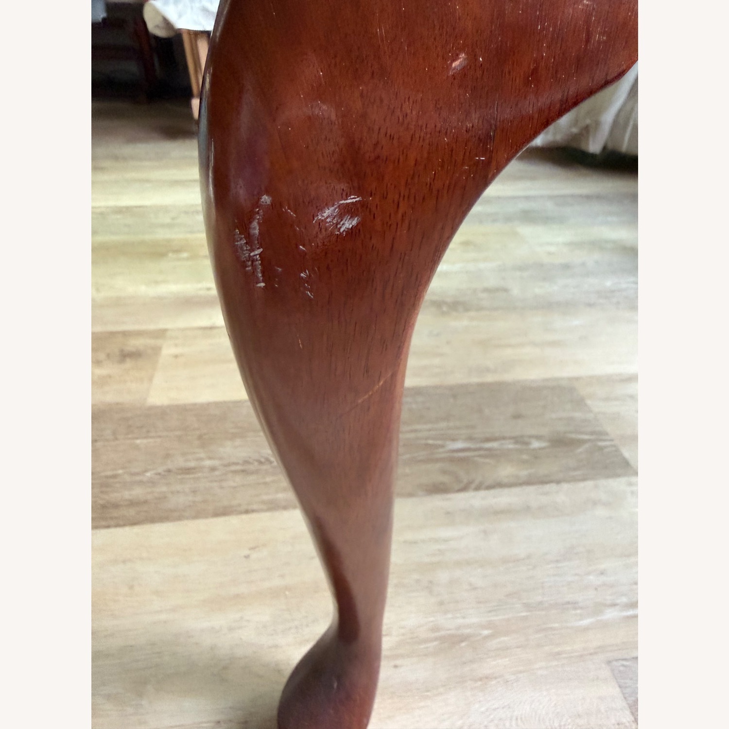 Natural Brown Wood with Glass Coffee Table - image-6