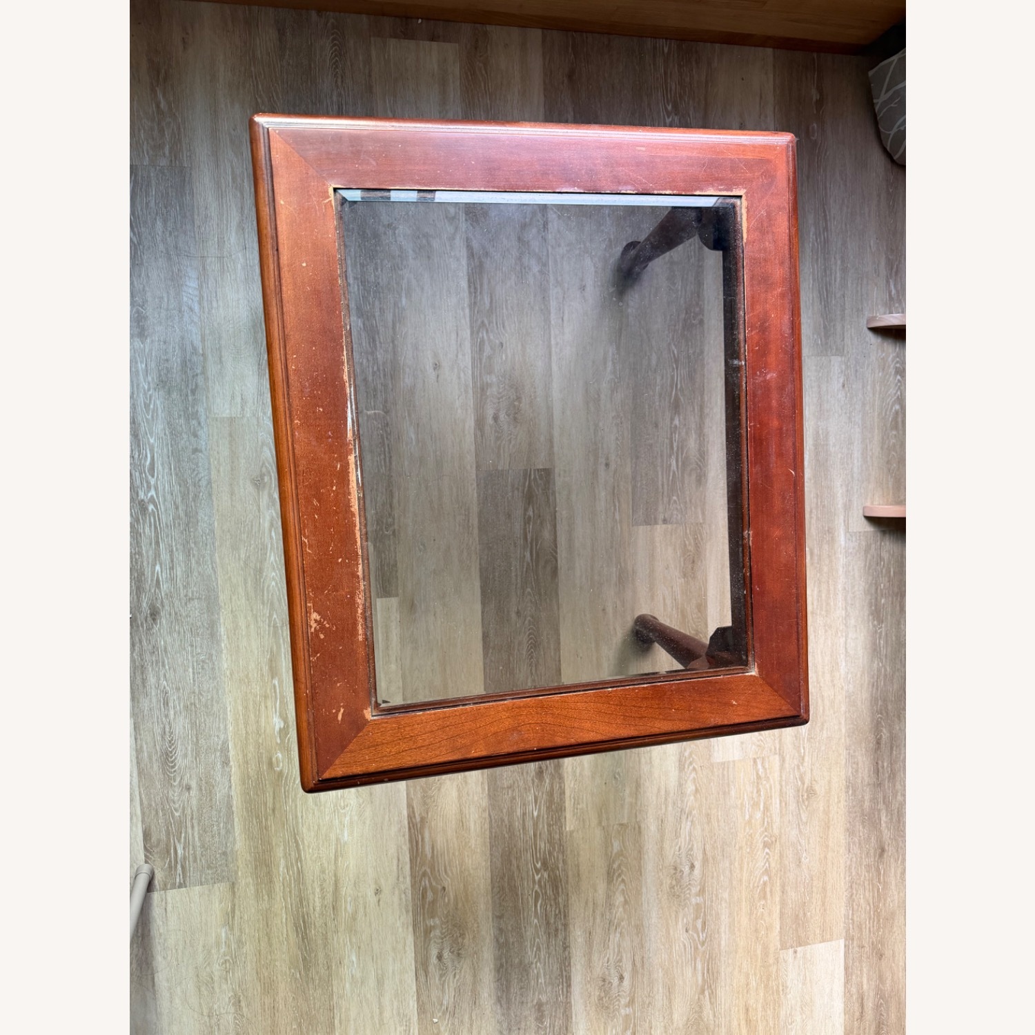 Natural Brown Wood with Glass Coffee Table - image-4