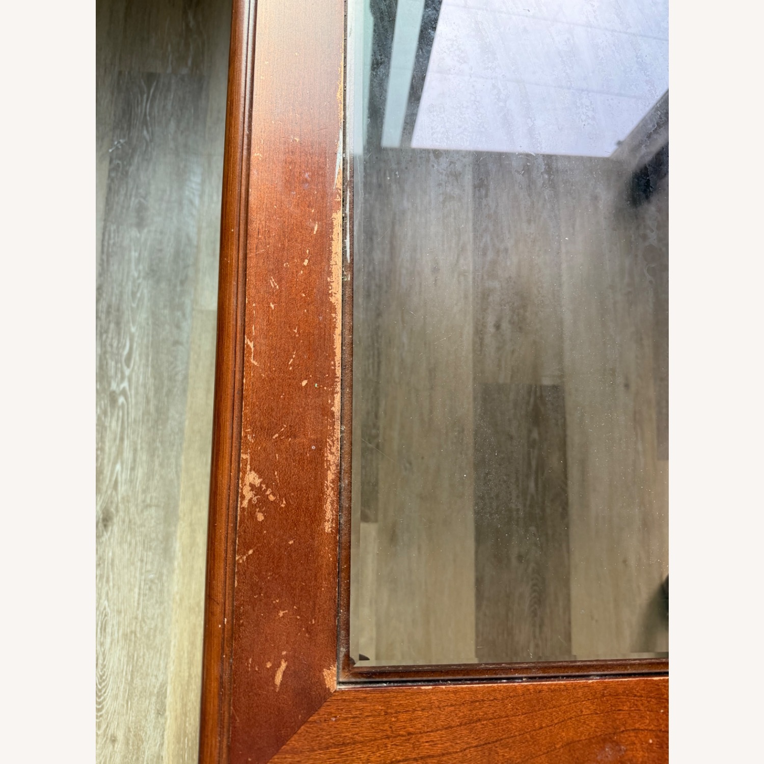 Natural Brown Wood with Glass Coffee Table - image-5