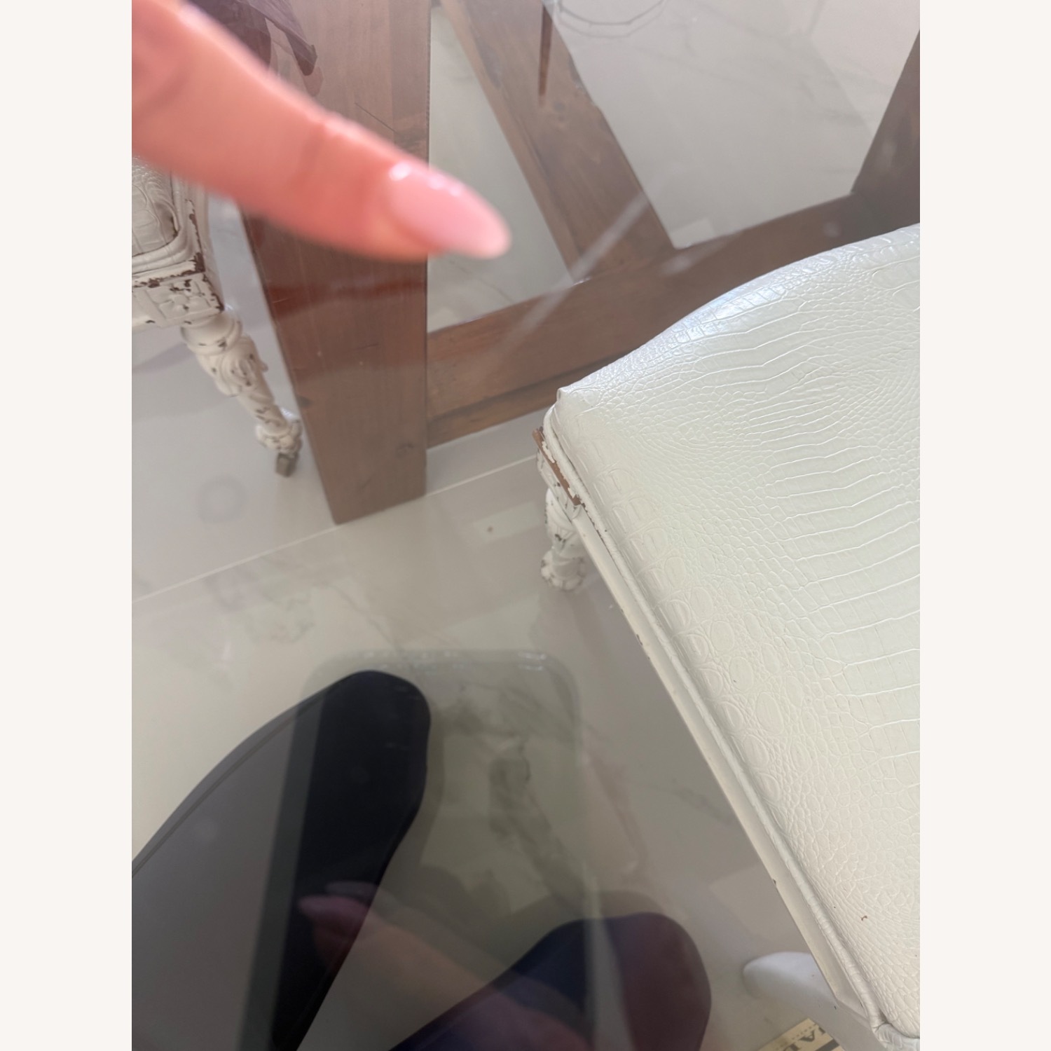 Ralph Lauren Atlantic Coast Wood and Glass Table  - image-5