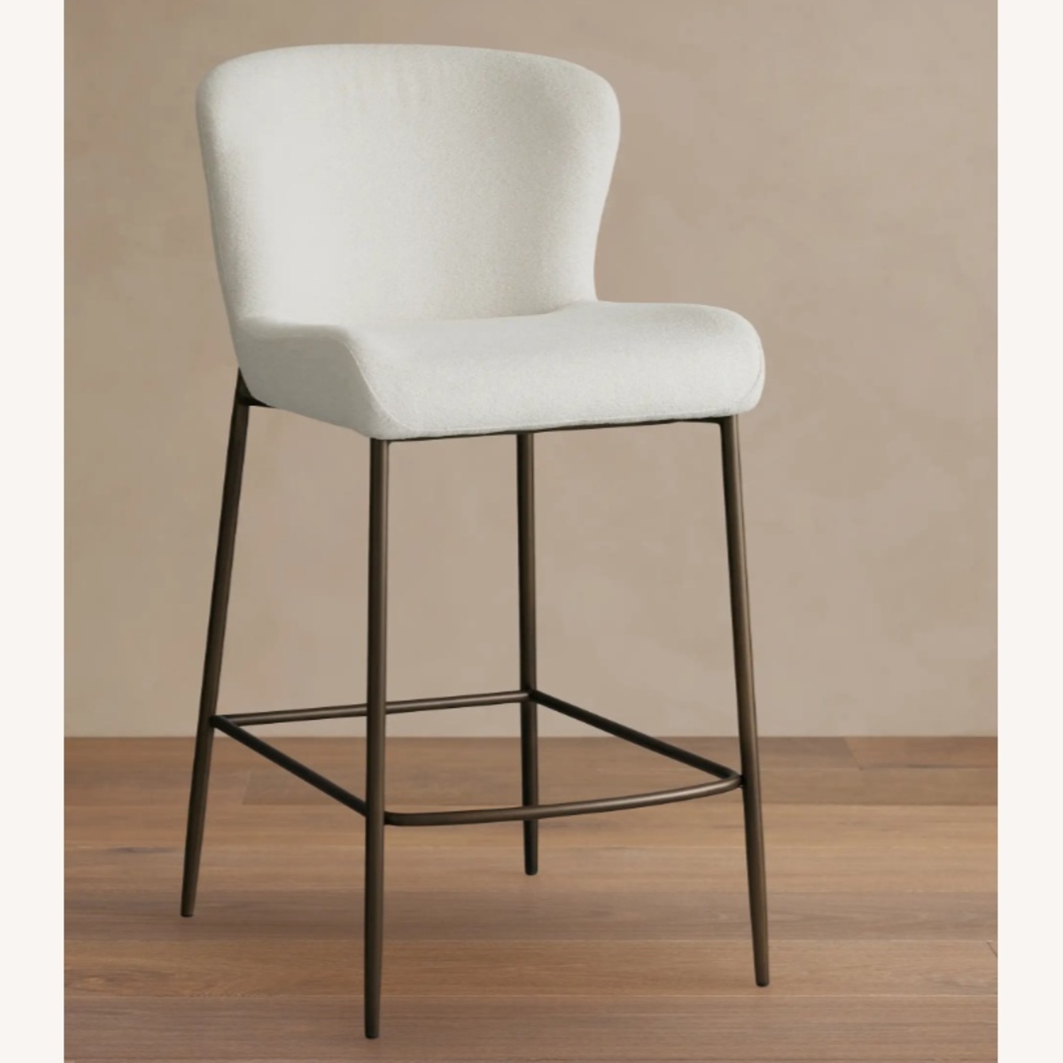 Arhaus Kirsten Natural Fabric Stools - image-4