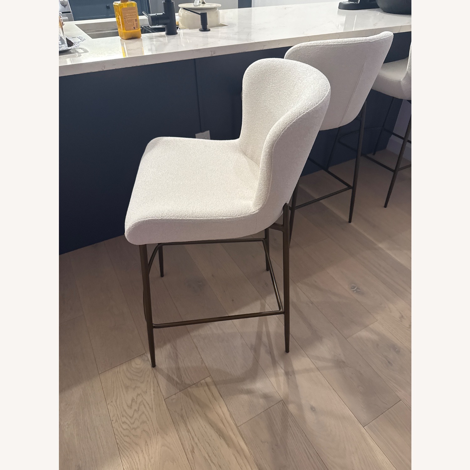 Arhaus Kirsten Natural Fabric Stools - image-3