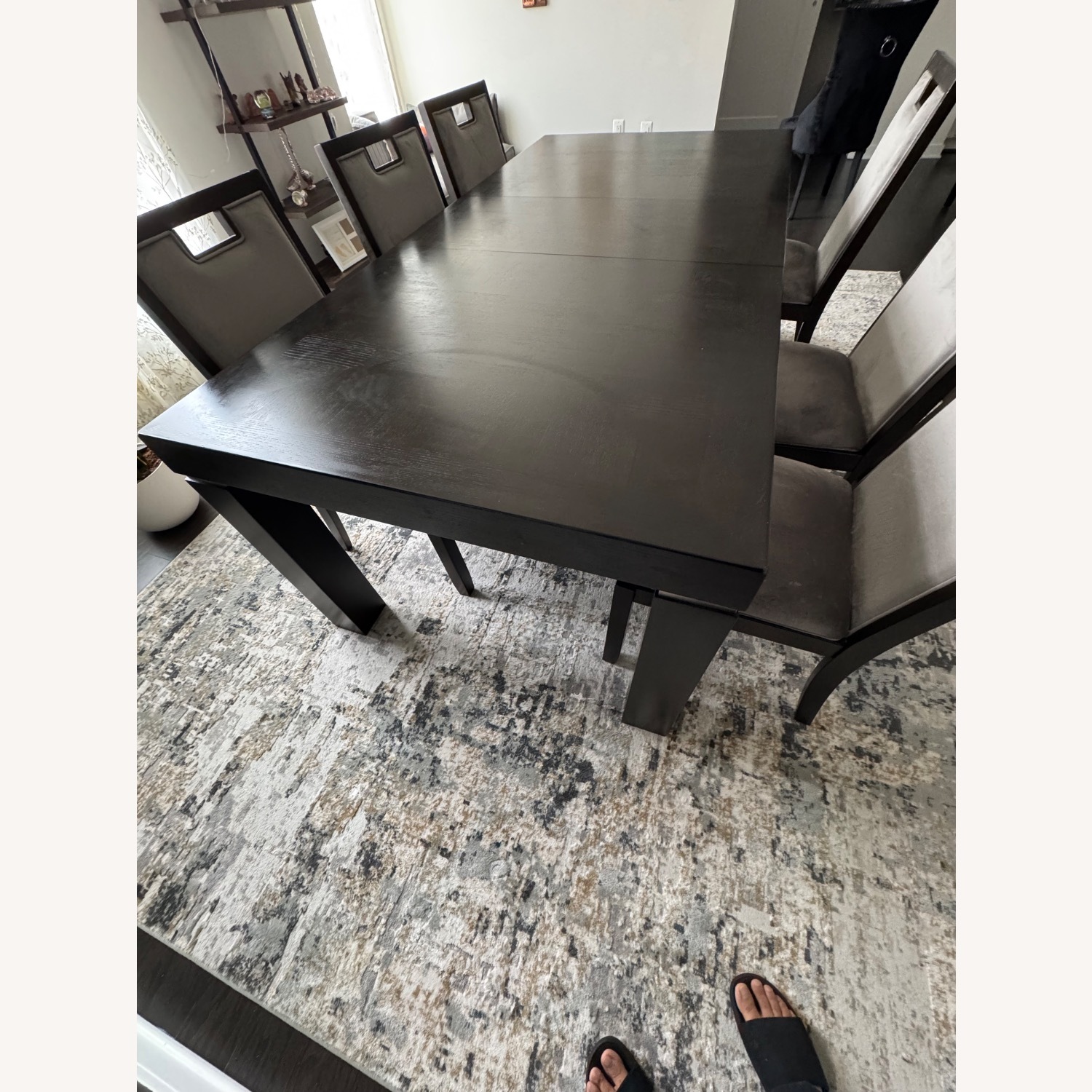  Hyndell 70"-88" Extendable Dining  + 6 Chairs - image-2