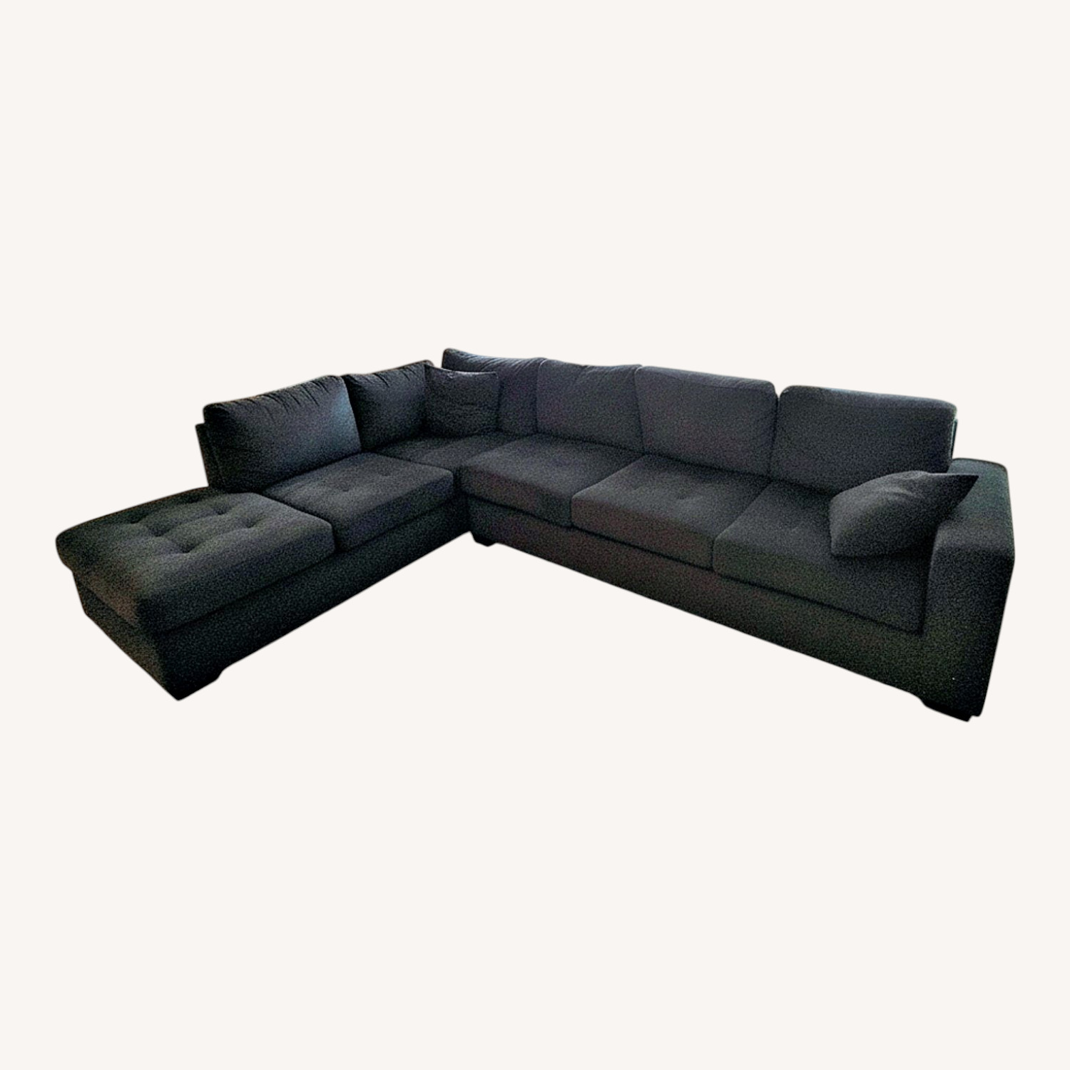 Chocolate Brown Comfy Sectional - image-0