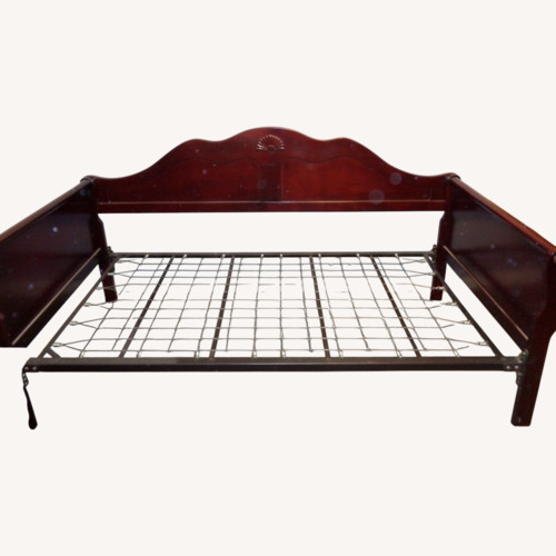 Used Dark Brown Wood Daybed for sale on AptDeco