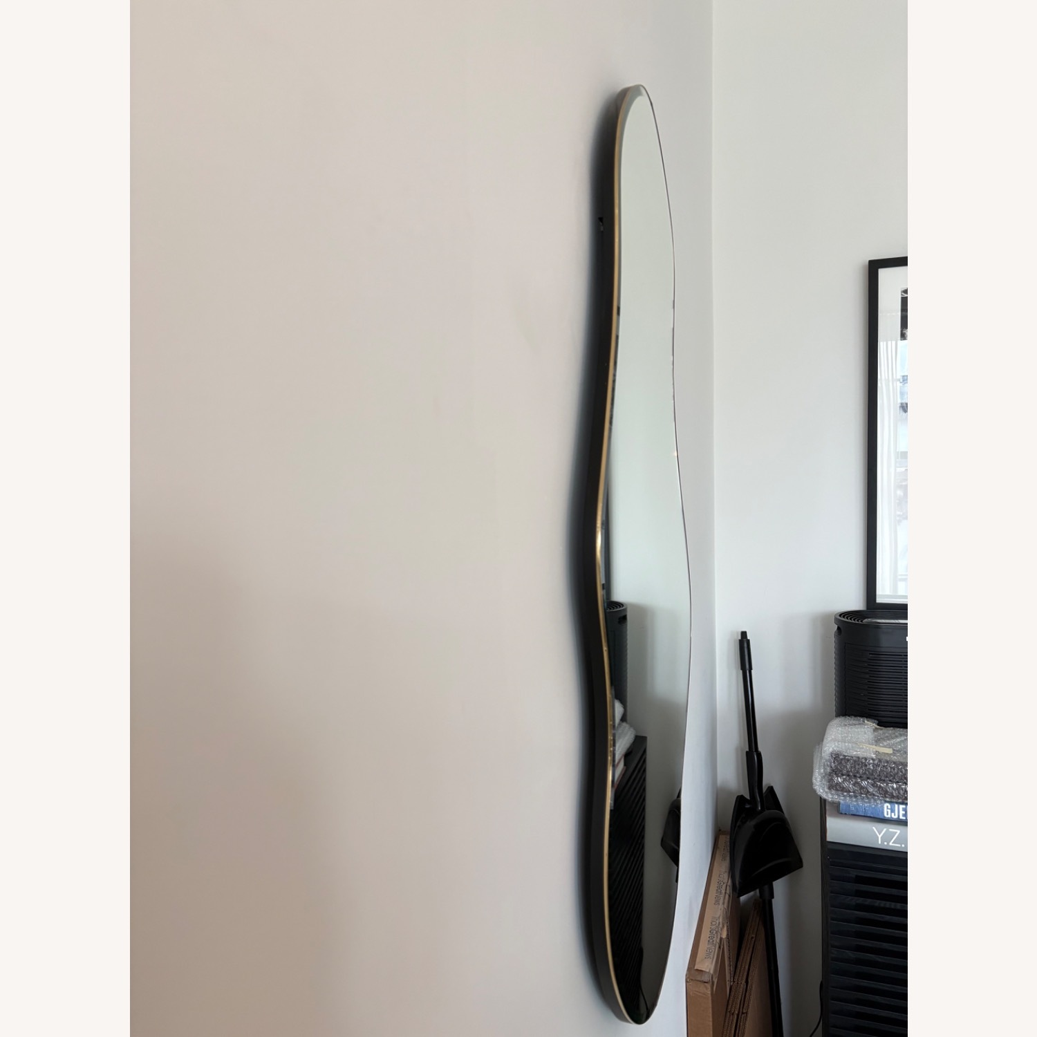 Silver Glass Wall Mirror - image-3