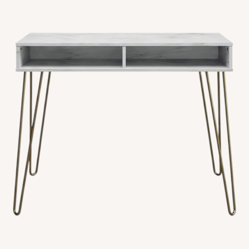 Used White Work/Computer Desk for sale on AptDeco