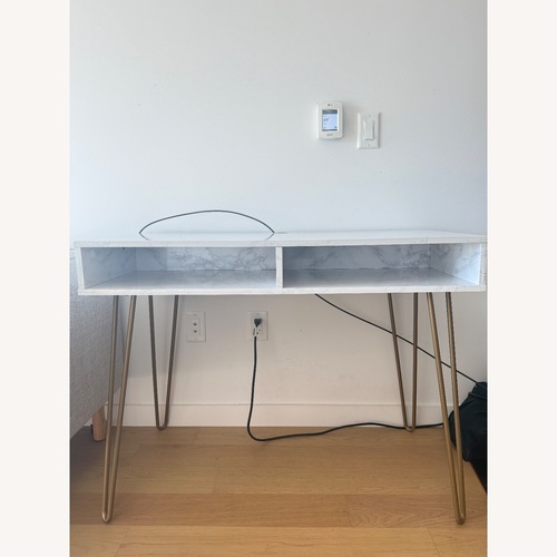 Used White Work/Computer Desk for sale on AptDeco