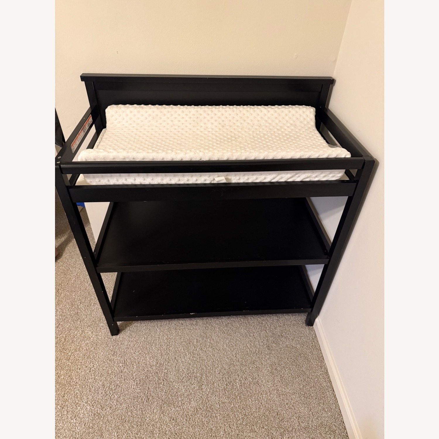 Amazon Black Wood Dresser - image-1