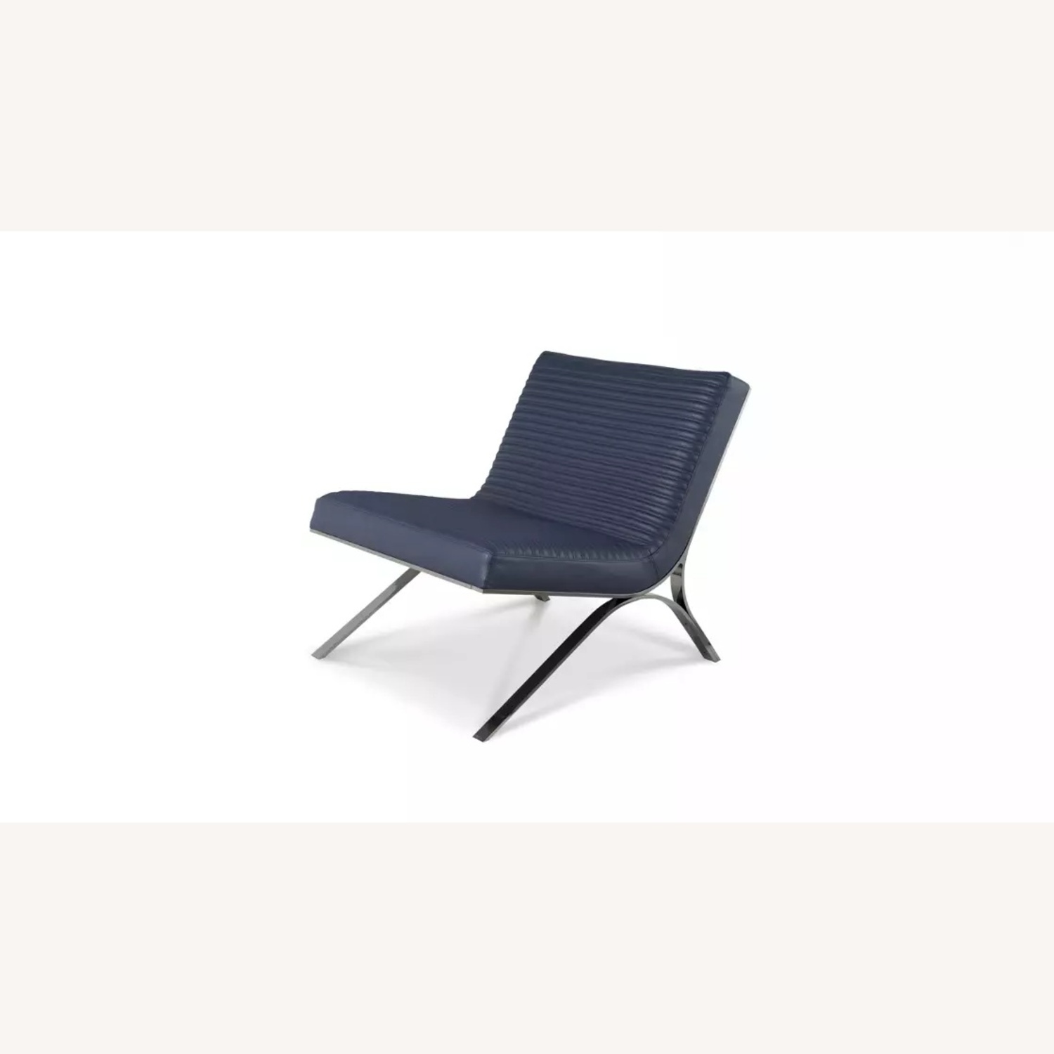 Roche Bobois Skool Line Black Leather Armchair - image-5