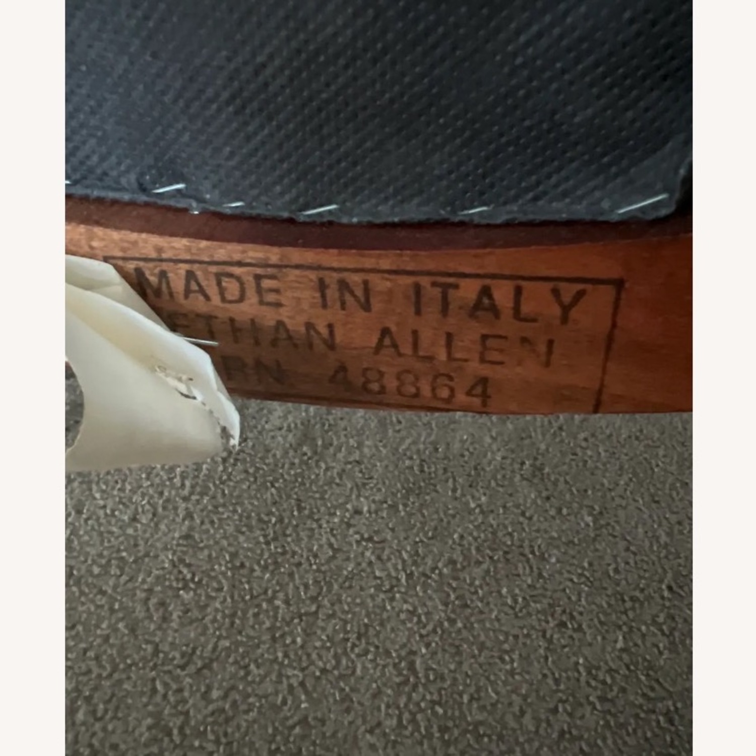 Ethan Allen Blue Wood Accent Chairs - image-5