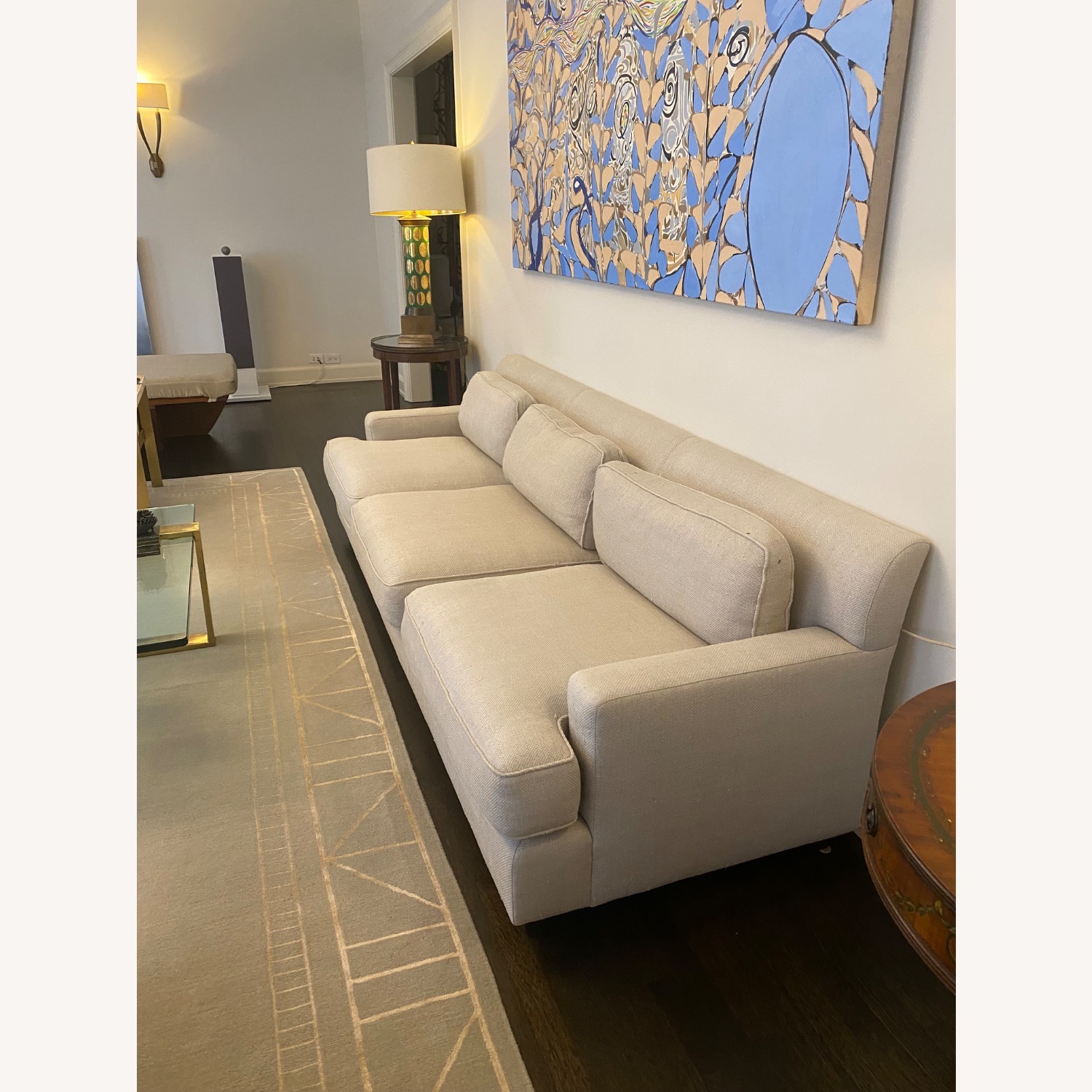 Baker Furniture Light Gray 3+ Seater Sofa - image-1