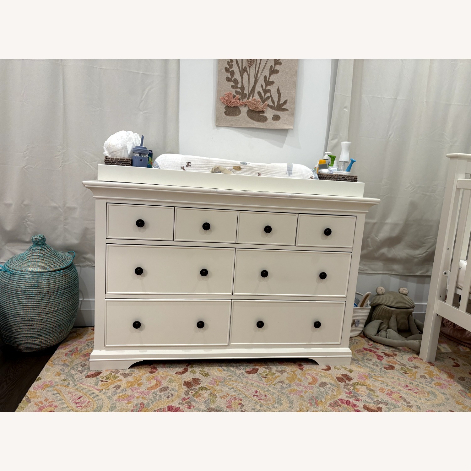 Pottery Barn Kids White Larkin 8-Drawer Dresser - image-3