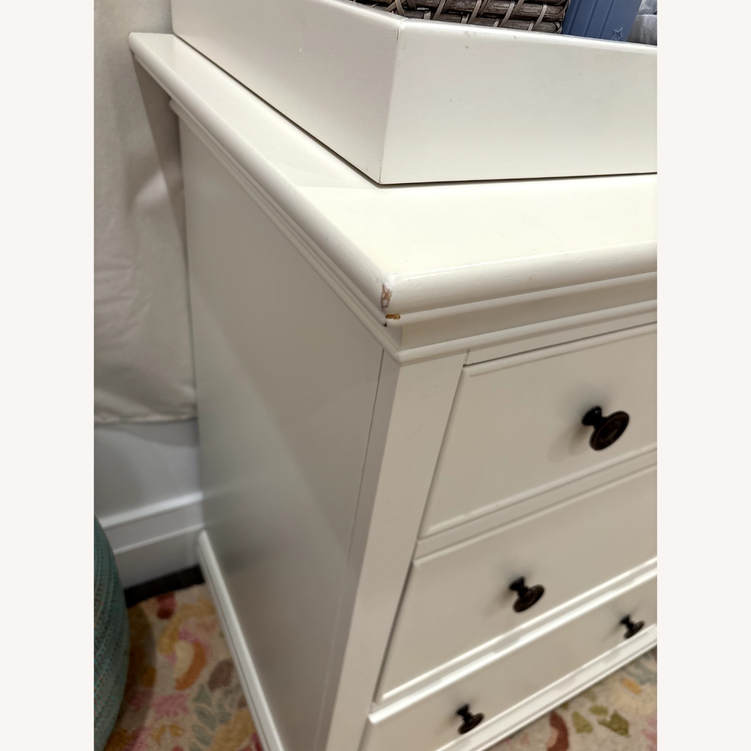 Pottery Barn Kids White Larkin 8-Drawer Dresser - image-1